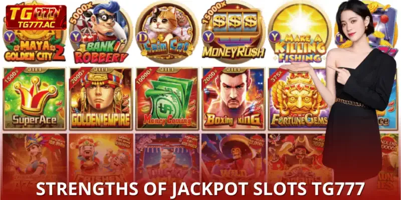 Advantages only available at slots TG777